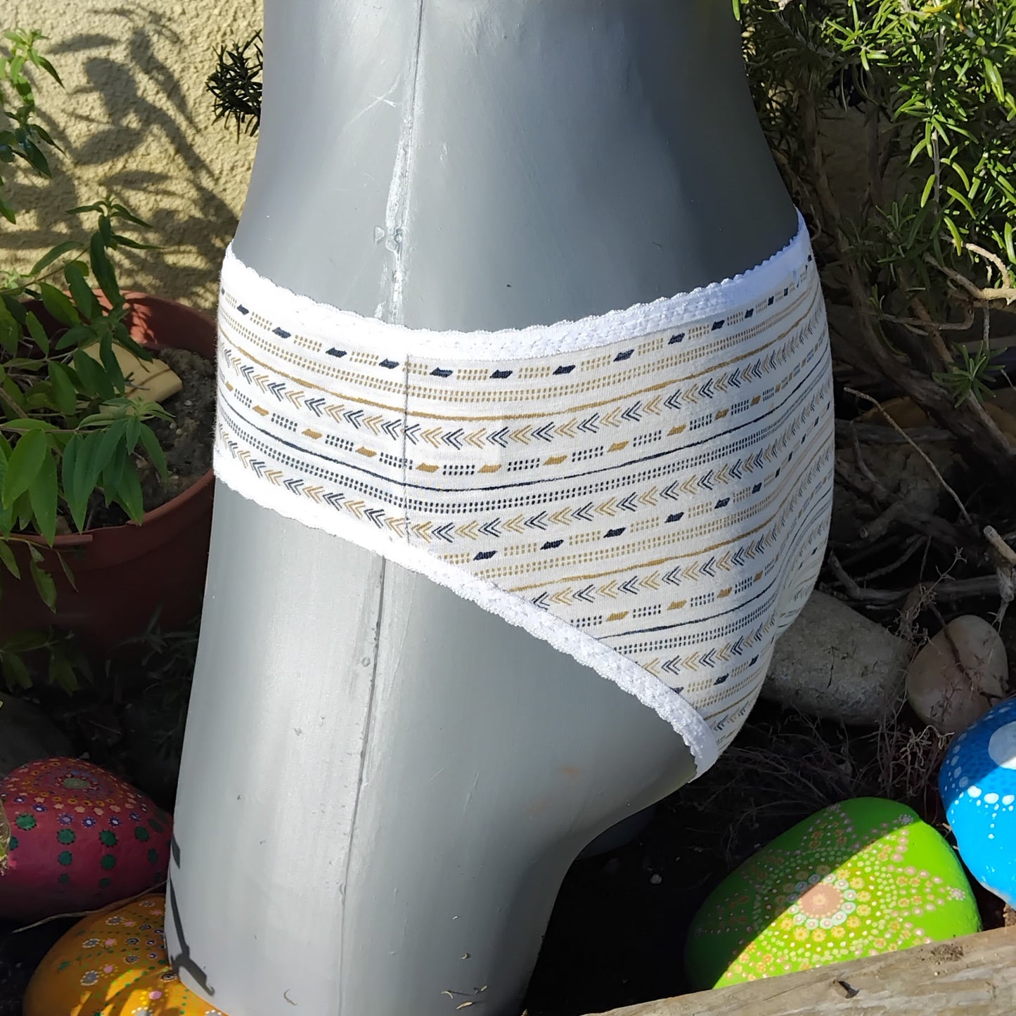 Culotte rigolote  Taille 36 - Rayures géométriques