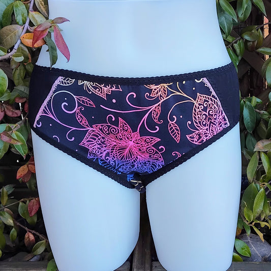 Culotte rigolote Taille 40 - Arabesque et fleurs