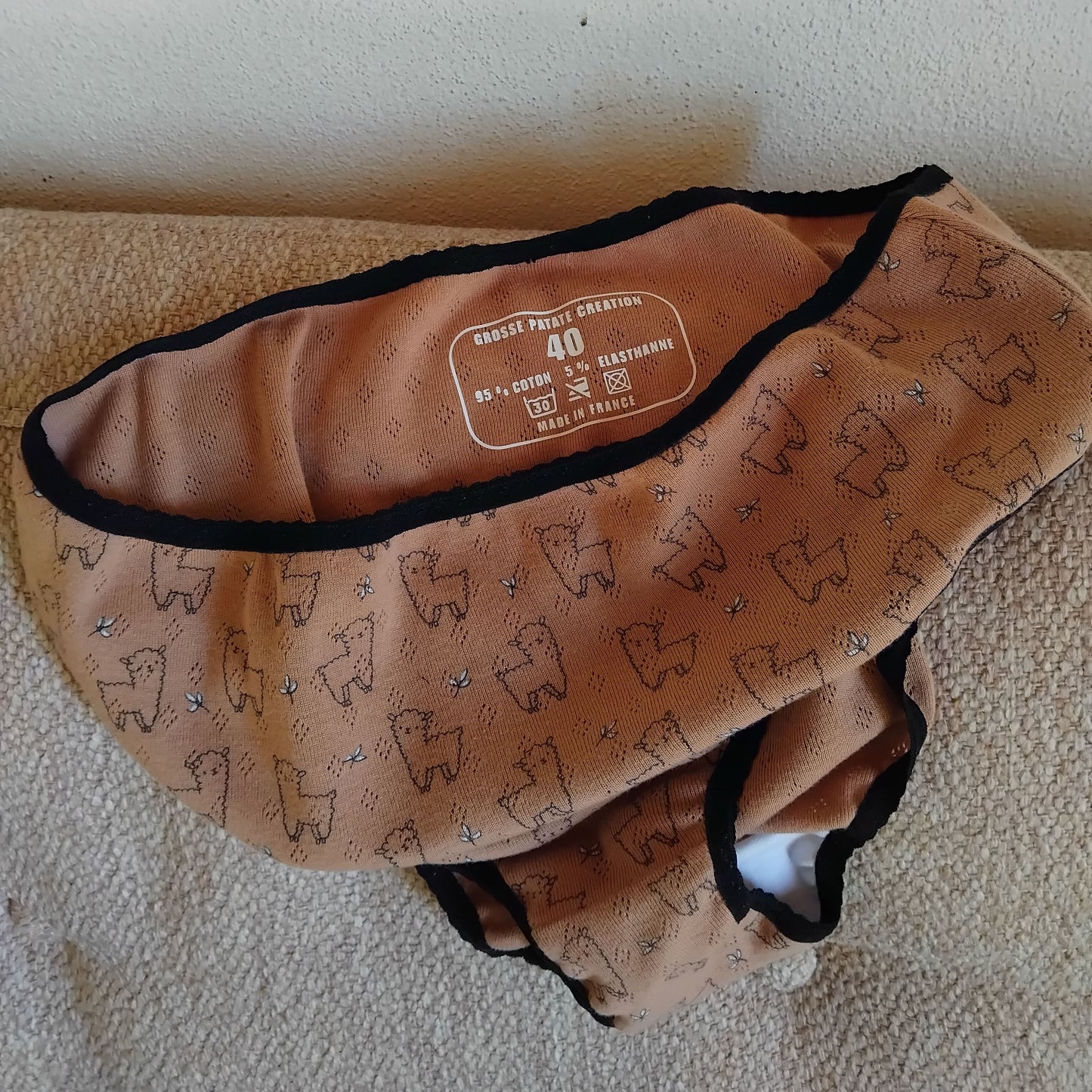 Culotte rigolote Taille 40 - Lamas lune