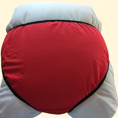 Culotte rigolote Taille 52 - Paons sur fond jaune