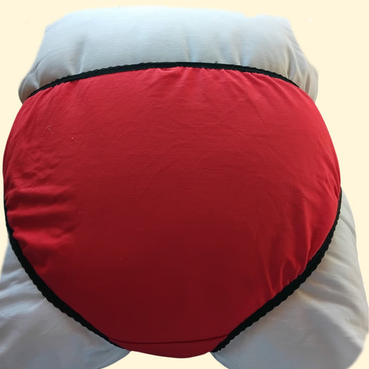 Culotte rigolote Taille 52 - Paons sur fond jaune