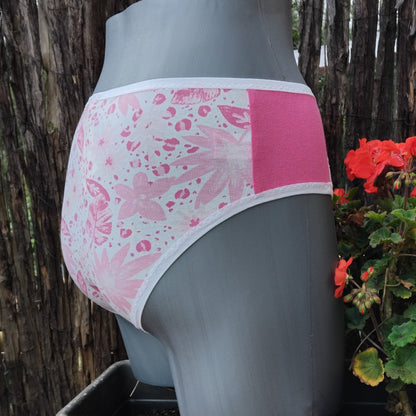 Culotte rigolote Taille 36 - Feuillage rose