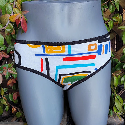 Culotte rigolote Taille 38 - Abstrait multicolore