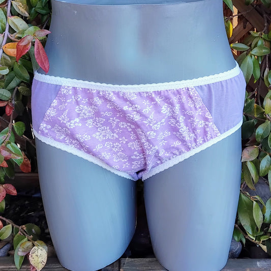 Culotte rigolote Taille 40 - Fleur violettes
