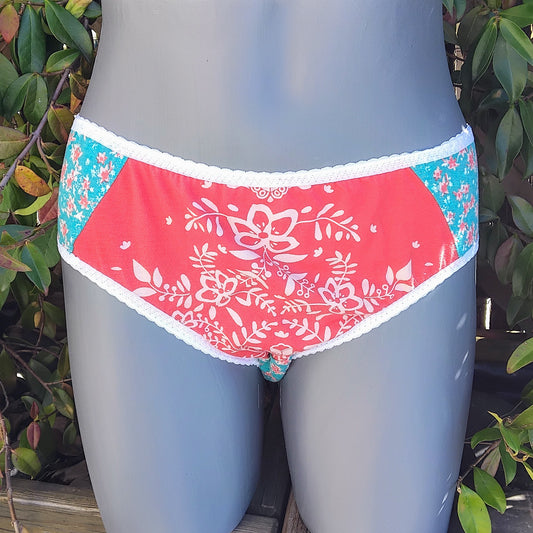 Culotte rigolote Taille 40 - Fleurs blanches