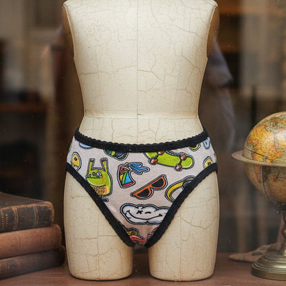 Petite culotte rigolote - Zoé l'exploratrice
