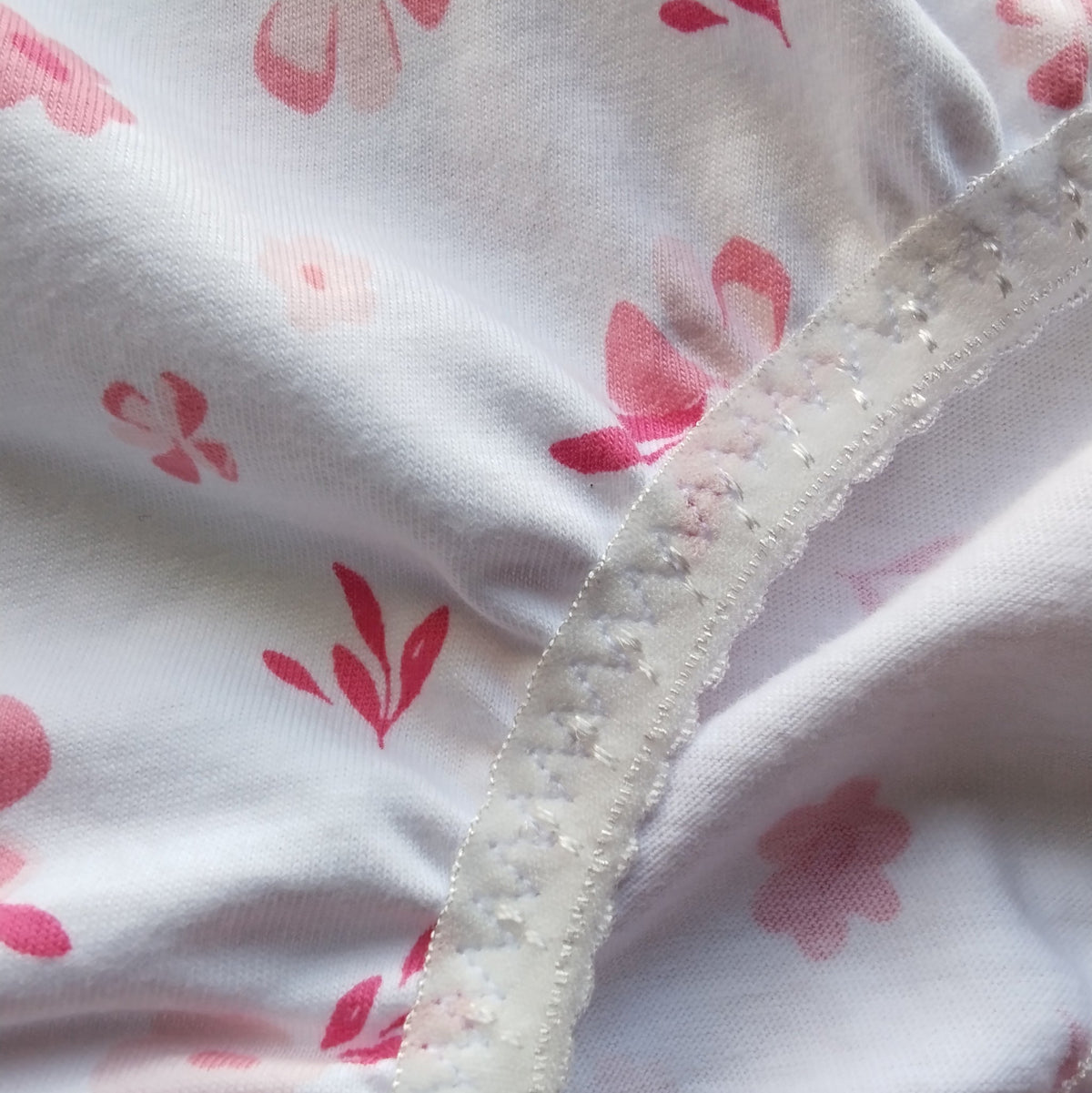 Ensemble À l'eau de rose — Brassière XL + Culotte 44