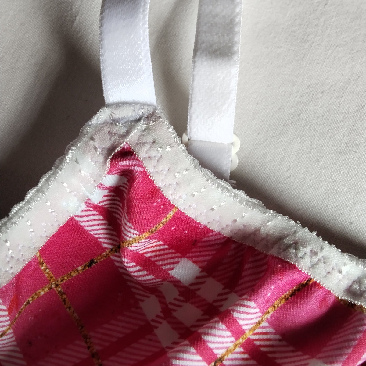 Ensemble Écossaise en douce – Brassière XL + Culotte 44