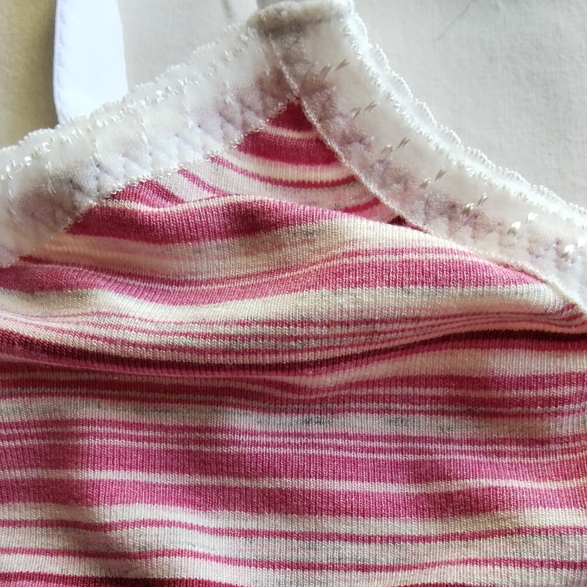 Brassière légère Taille L – Rayures en douce