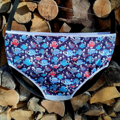 Culotte rigolote Taille 46 - Motif Poissons