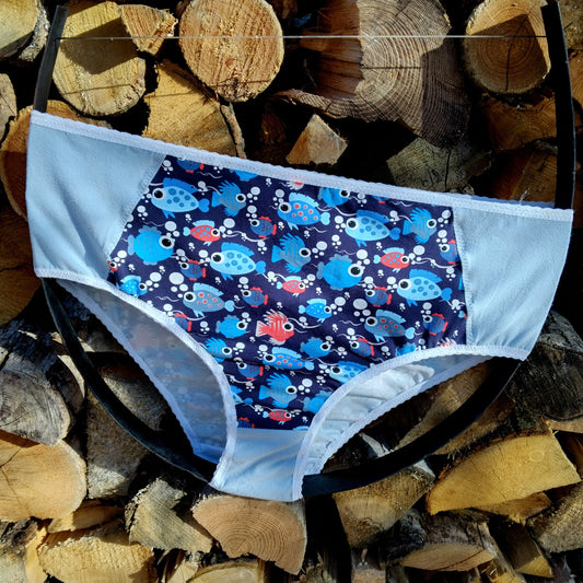 Culotte rigolote Taille 46 - Motif Poissons