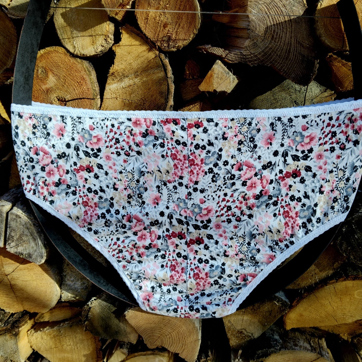 Culotte rigolote Taille 46 - Flamants rose sur fond gris