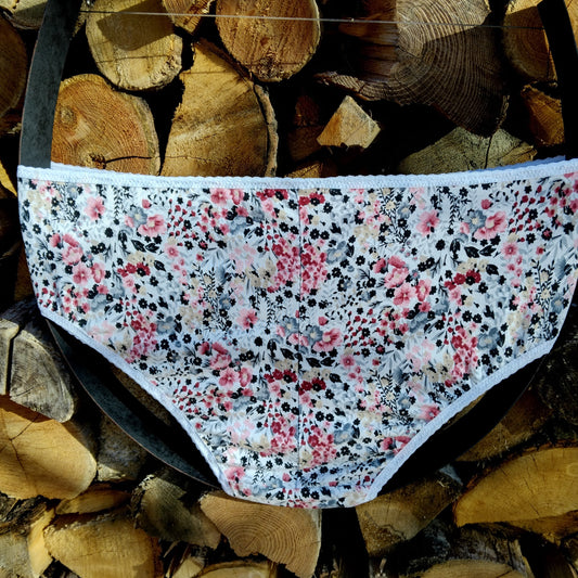 Culotte rigolote Taille 46 - Flamants rose sur fond gris