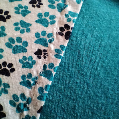 Culotte rigolote Taille 44 - Chat sur fond turquoise